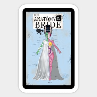 Anatomy of the Bride Sticker